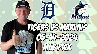 Detroit Tigers vs Miami Marlins 51424 MLB Pick amp Prediction  MLB Betting Tips [upl. by Epifano]