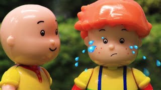 Caillou en Español  Caillou Pelea con Leo  Caillou STOP MOTION  Dibujos Infantiles Completos [upl. by Trebornhoj293]