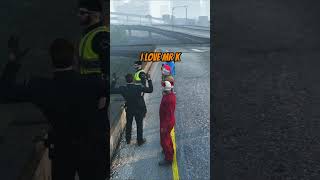 We FORCED A COP to JUMP OFF a bridge for Mr K gtarp changgang [upl. by Spohr]