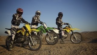 Women Riders Day 2 DRZ125 amp KLX140  MotoGeo Review [upl. by Leahplar]