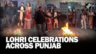 People in Punjab celebrate Lohri with pomp and fervour [upl. by Kalk]