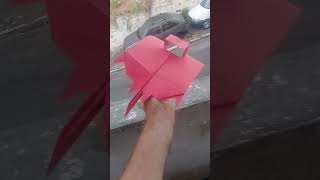 Como fazer avião de papel dos QUE VOA RAPIDO E que voa muito longe origami aviãozinho de papel [upl. by O'Donoghue202]