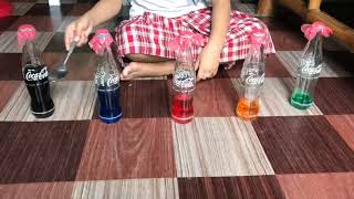 Orff Instrument Improvised Xylophone using Bottles and Spoon  Domasig Alnizel A [upl. by Silevi]