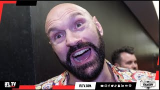 YOU GOT COCKY amp GOT KNOCKED OUT  TYSON FURY REACTS TO ANTHONY JOSHUA DESTROYING FRANCIS NGANNOU [upl. by Ynos945]