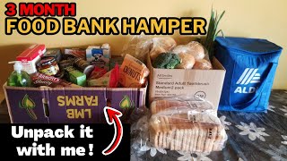 FREE Food Bank Haul What I Got Given In A Three Month Food Bank Hamper In Australia  November 2023 [upl. by Anahsat]