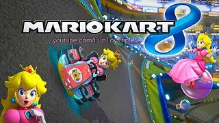 Mario Kart 8 1 Princess Peach  Race Nintendo [upl. by Noelc]