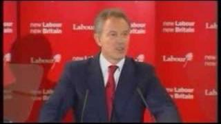 Tony Blair resignation speech part 1 [upl. by Aynnat]