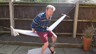 How to make a bed sheet hammock [upl. by Nonnac]