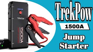 TrekPow 1500A jump starter and portable power bank [upl. by Granoff]