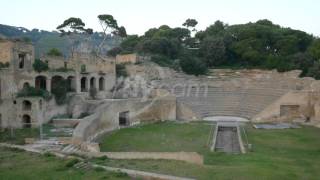 Teatro Greco del Parco Archeologico Pausilypon Napoli  Campania [upl. by Anivad977]