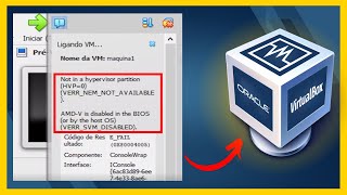 Erro na VirtualBox quotNot in a hypervisor partitionquot e quotamdv is disabled in the biosquot Resolvido [upl. by Mellisent]