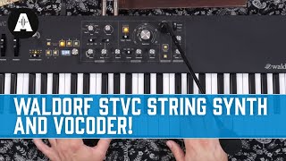 Waldorf STVC String Synth and Vocoder [upl. by Haimarej462]