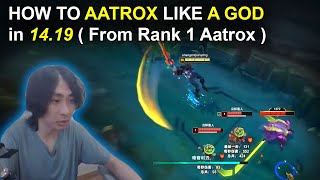 HOW TO MAIN AATROX in S14  FULL STREAM EXPLANATIONS [upl. by Eadahs]