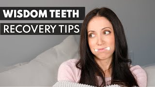 Wisdom Teeth Extractions RECOVERY TIPS How To Heal Fast [upl. by Lydon452]