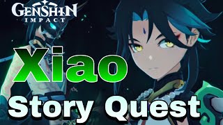 Xiao Story Quest Alatus Chapter JP dub  Genshin Impact [upl. by Airalednac19]