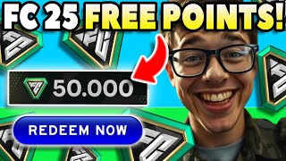 How to get 50000 FREE POINTS in FC 25 EASY ✅ EA FC 25 Free Points Redeem Codes [upl. by Occor383]