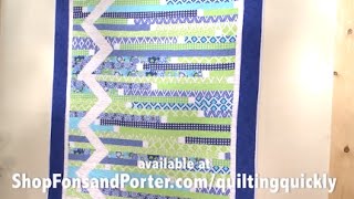 How To Make the Stitch and Slice Zigzag Quilt [upl. by Enilehcim]