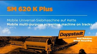 Doppstadt SM 620 K Plus  Anwendungen Erde  Hackschnitzel  Kompost [upl. by Adnerb]