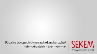 Helmy Abouleish spricht zu quot90 Jahre biologischdynamische Landwirtschaftquot [upl. by Tiffani]