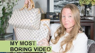 LOUIS VUITTON Damier AZUR Canvas COMPARISON  Autumn Beckman [upl. by Malilliw]