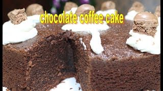 chocolate coffee cake Very Tasty  Coffee Caramel Cake  chocolate coffee egg cake [upl. by Dodson]