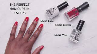 The Perfect Manicure in 3 Steps Using Seche Base [upl. by Frederique852]