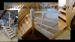 Escalier quart tournant à palier vite fait bien fait [upl. by Fabrin]