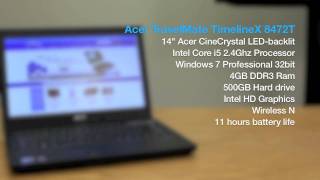 Acer TravelMate 8472T TimelineX i5 Laptop Review [upl. by Anawat]