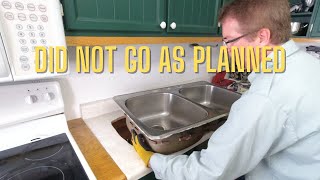 Replacing Kitchen Sink and Faucet [upl. by Anyk]