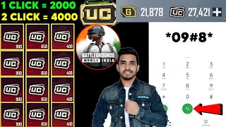 UC GLITCH 😎 GET 8100 UC FREE IN  BGMI amp PUBG  LIVE PROOF  BGMI FREE UC  FREE UC IN BGMI  BGMI [upl. by Timmons]