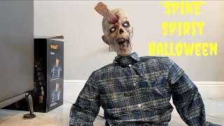 Spirit Halloween Spike Zombie Halloween Prop Unboxing Review and Demo [upl. by Nytram]