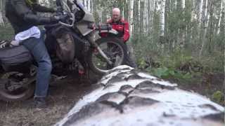 KLR 650 amp DR 650 21  Twists a Crash Dirt River Crossings Hill Climbs amp Single Tracks [upl. by Nugesulo]