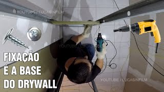 SABER FIXAR PARAFUSO NO DRYWALL É O SEGREDO DO BOM PROFISSIONAL [upl. by Pearman]