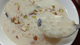 Javvarisi payasam recipe Tamil Javvarisi paal payasam prasadham recipes  kheer sweet recipes [upl. by Kelli869]