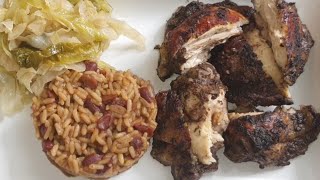 How To Make Easy Jerk Chicken In The Oven l Jerk Chicken Thighs l Walkerswood Jerk Sauce [upl. by Filahk]