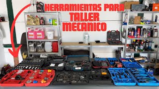 Todas Las HERRAMIENTAS NECESARIAS Para Abrir un TALLER MECANICO [upl. by Kinna]