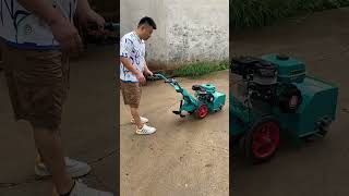 Power weederMicro tillercultivatorMini weed killerBroken grass machinelawn mower [upl. by Sidonius]