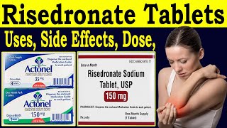 Risedronate Sodium 35 mg 150 mg Tablets  Risedronate how to take  Uses Side Effects Dose [upl. by Booker]