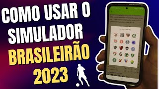 Como Usar o SIMULADOR do BRASILEIRÃO no App do Ge [upl. by Barb]