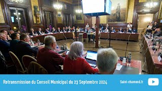 Conseil Municipal du 23 Septembre 2024 [upl. by Normalie]