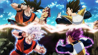 Goku vs Vegeta at EVERY Point in the Series [upl. by Lledyr]