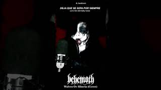 Pt2  Wolves Ov Siberia  Vocal Cover shorts behemoth cover shortsfeed nergal corpsepaint [upl. by Emil]