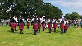 Rothesay and District Grade 4A  Scottish Pipe Band Championships 2024 Dumbarton [upl. by Aerdna]