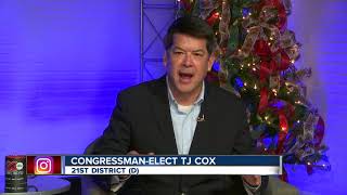 TJ Cox discusses victory in 21st Congressional District [upl. by Alenairam]