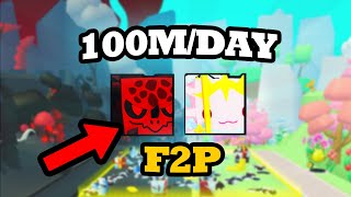 Best F2P Method to earning 100M gems in Pet simulator 99 [upl. by Anhsirk]