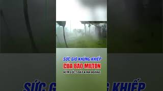 Sức gió khủng khiếp của Bão Milton kèm lốc xoáy kinh hoàng [upl. by Krauss]