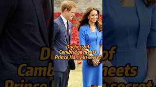 Duchess of Cambridge meets prince harry in secret [upl. by Quirita]