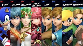 Super Smash Bros Ultimate  Team Sonic vs The Link Union [upl. by Yrro]