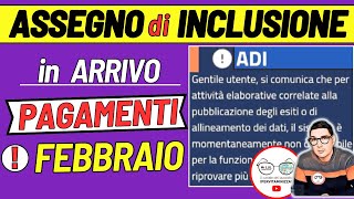 ASSEGNO DI INCLUSIONE FEBBRAIO 2024 ⚠️ NOVITà LAVORAZIONI RICARICA PAGAMENTI ESITI INPS ISEE IMPORTI [upl. by Naivaf271]