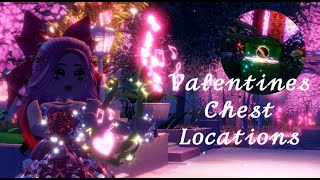 New amp Old Valentines Chest Locations Royale High [upl. by Balmuth]